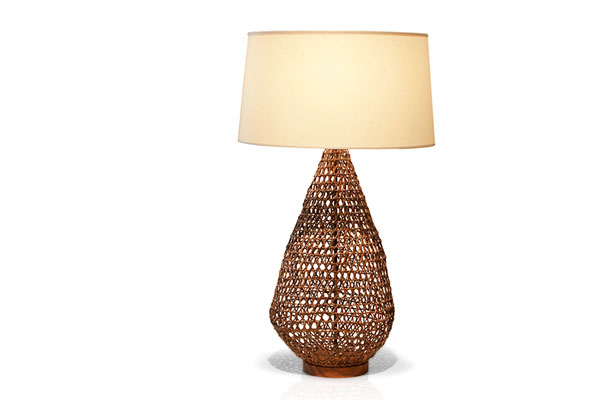 rattan bedside lamps