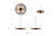 Wire Wheel Pendant Light