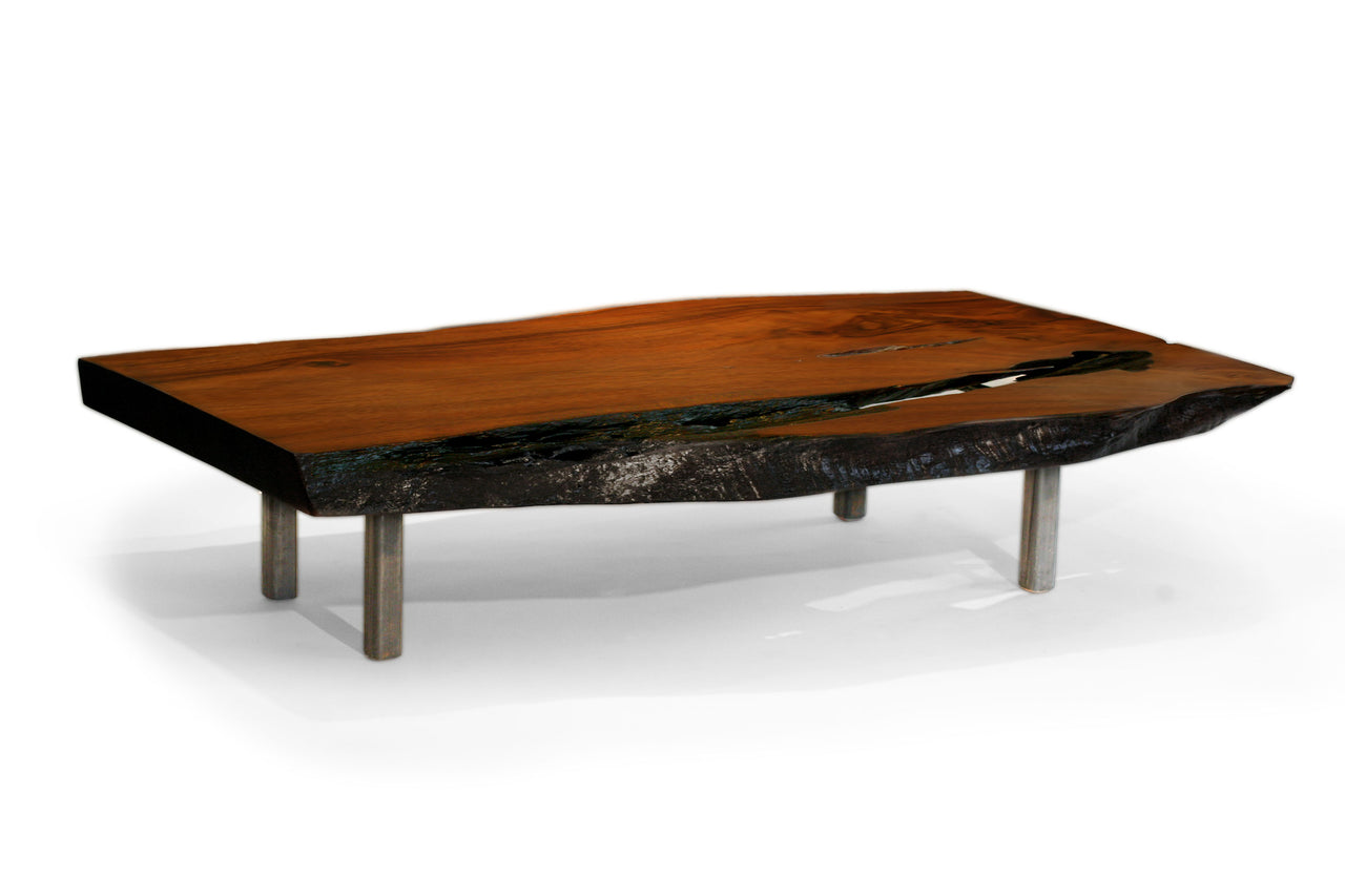 Natural with Steel Coffee Table