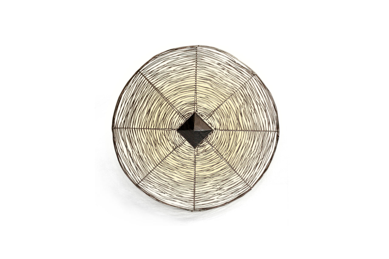 Wire Wheel Sconce