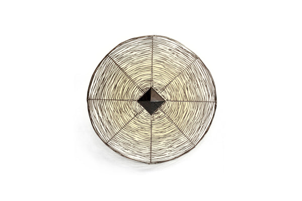 Wire Wheel Sconce